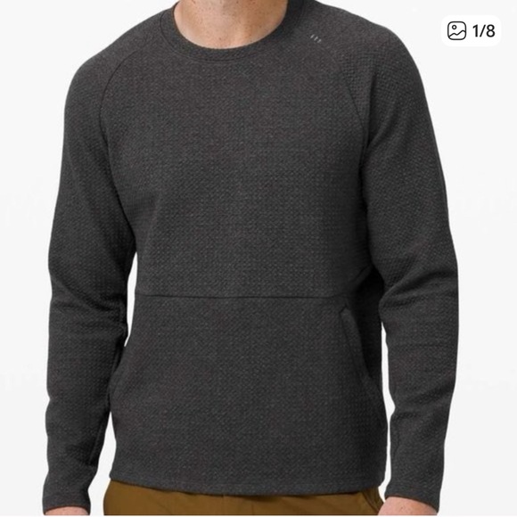 lululemon athletica Men's Dark Gray Crewneck Sweater